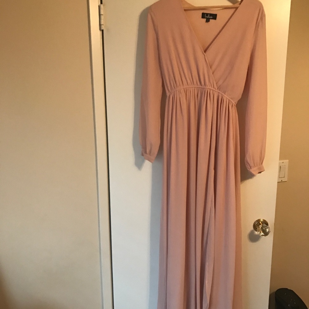 Blush Pink Maxi Dress Lulus